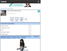 Tablet Screenshot of frankee-officiel.skyrock.com