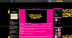 Desktop Screenshot of orientalparadise.skyrock.com