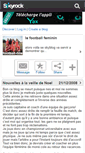 Mobile Screenshot of football-fille.skyrock.com