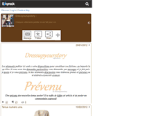 Tablet Screenshot of dressupyourstory.skyrock.com