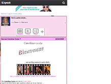 Tablet Screenshot of caroliine-costa.skyrock.com