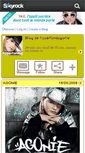 Mobile Screenshot of hyperfandagonie.skyrock.com