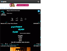 Tablet Screenshot of electro-heros-team.skyrock.com