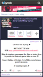 Mobile Screenshot of destiny-cyrusmiley.skyrock.com