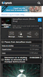 Mobile Screenshot of dancefloor-music.skyrock.com
