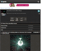 Tablet Screenshot of dancefloor-music.skyrock.com