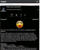 Tablet Screenshot of fiction-vampire221297.skyrock.com