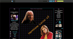 Desktop Screenshot of hermiione-lucius-x3.skyrock.com