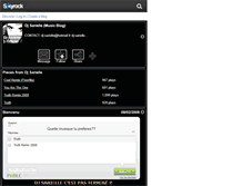 Tablet Screenshot of dj-sarielle-officiel.skyrock.com