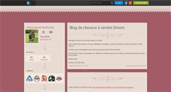 Desktop Screenshot of chevauxavendredinant.skyrock.com