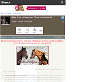 Tablet Screenshot of coeurdeponey.skyrock.com