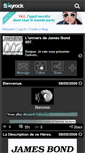 Mobile Screenshot of bondjames.skyrock.com