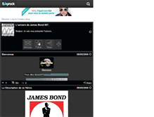 Tablet Screenshot of bondjames.skyrock.com