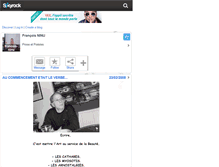 Tablet Screenshot of francois-ninu.skyrock.com