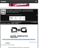 Tablet Screenshot of dancegeneration-nador.skyrock.com
