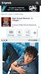 Mobile Screenshot of high-school-musical.skyrock.com