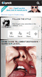 Mobile Screenshot of followthestyle.skyrock.com