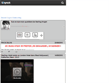 Tablet Screenshot of aboutsterlingknight.skyrock.com