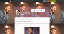 Desktop Screenshot of m-pokora-26.skyrock.com