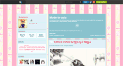 Desktop Screenshot of modeinasia.skyrock.com