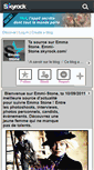 Mobile Screenshot of emmi-stone.skyrock.com