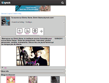 Tablet Screenshot of emmi-stone.skyrock.com