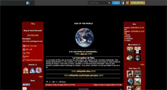 Desktop Screenshot of god-of-the-world.skyrock.com