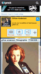 Mobile Screenshot of gillian-anderson.skyrock.com