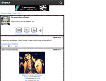 Tablet Screenshot of correspondance-postal.skyrock.com