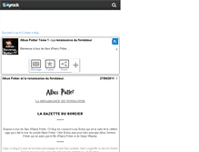 Tablet Screenshot of albus-severus-potter-t1.skyrock.com