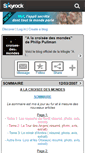 Mobile Screenshot of croisee-des-mondes.skyrock.com