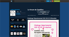 Desktop Screenshot of castillon-team-forum.skyrock.com