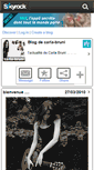 Mobile Screenshot of carla-bruni.skyrock.com