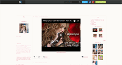 Desktop Screenshot of cornerofmiley.skyrock.com