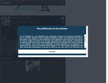 Tablet Screenshot of justiin-------bieber.skyrock.com