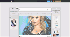 Desktop Screenshot of lovato-deme.skyrock.com