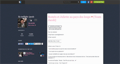 Desktop Screenshot of fic-twilight--jacob.skyrock.com