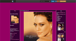 Desktop Screenshot of hilaryduff-nini.skyrock.com