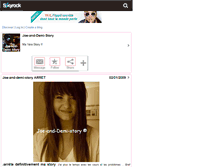 Tablet Screenshot of joe-and-demi-story.skyrock.com