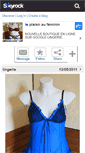 Mobile Screenshot of doucelingerie.skyrock.com