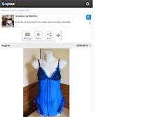 Tablet Screenshot of doucelingerie.skyrock.com