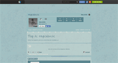Desktop Screenshot of magieblanche.skyrock.com