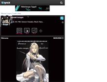 Tablet Screenshot of booster-mangas.skyrock.com