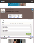 Tablet Screenshot of election-missfrance2011.skyrock.com