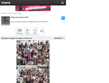 Tablet Screenshot of chamonix2011.skyrock.com