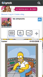 Mobile Screenshot of biloutesimpsons.skyrock.com