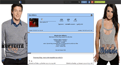 Desktop Screenshot of glee-officiel-x.skyrock.com