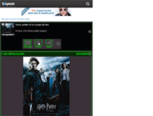 Tablet Screenshot of harrypotter4.skyrock.com