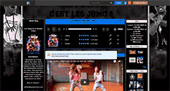 Desktop Screenshot of lesjumo-officiel.skyrock.com