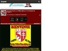 Tablet Screenshot of fcmetz-ultras.skyrock.com